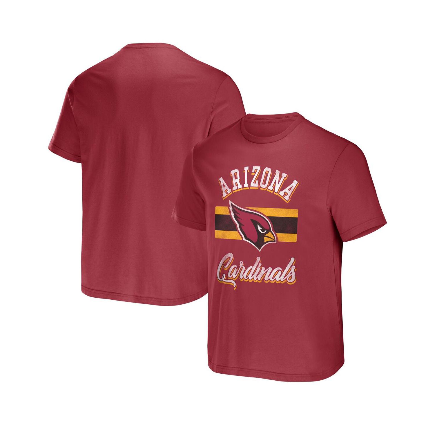 Men's NFL x Darius Rucker Collection by Cardinal Arizona Cardinals Stripe T-shirt