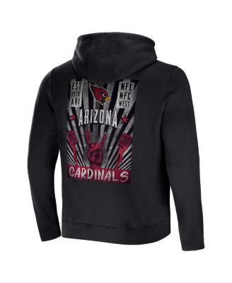 Men's NFL x Darius Rucker Collection by Black Arizona Cardinals Rocker Full-Zip Hoodie