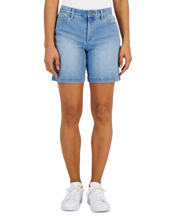 Macy's denim sales shorts