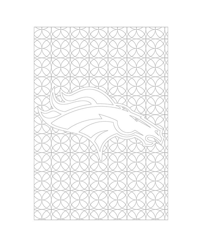 In the Sports Zone NFL Adult Coloring Book, Denver Broncos - Macy's