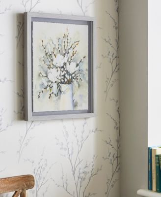 Willow in Vase Framed Print Wall Art, 19.7" x 15.7"