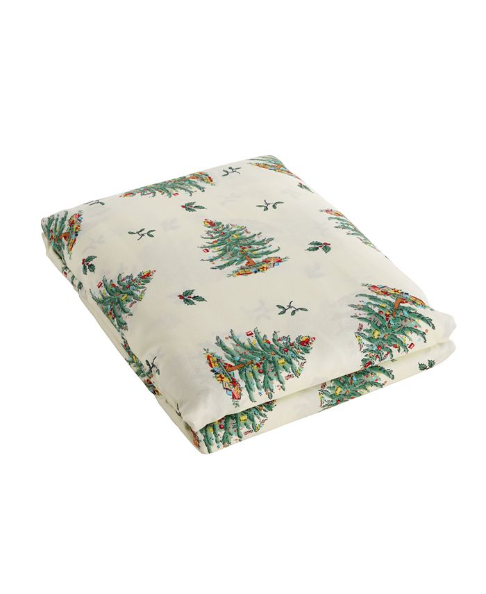 Spode Christmas Tree Under 300 Thread Count 3 Piece Twin Sheet Set Macy's