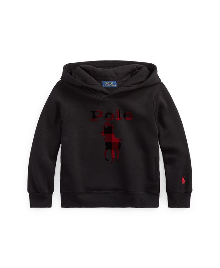 Polo Ralph Lauren Toddler Boys Buffalo Check Big Pony Fleece Hoodie Macy s