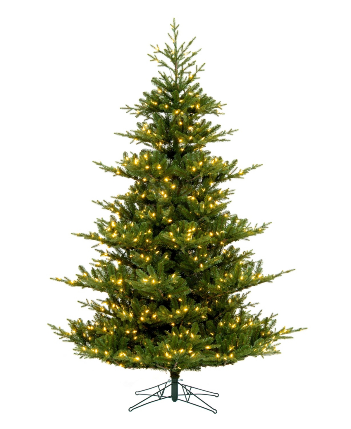 Vickerman Hudson Fraser Fir Artificial Christmas Tree, Dura-lit Led Warm Mini Lights, 9' In Green