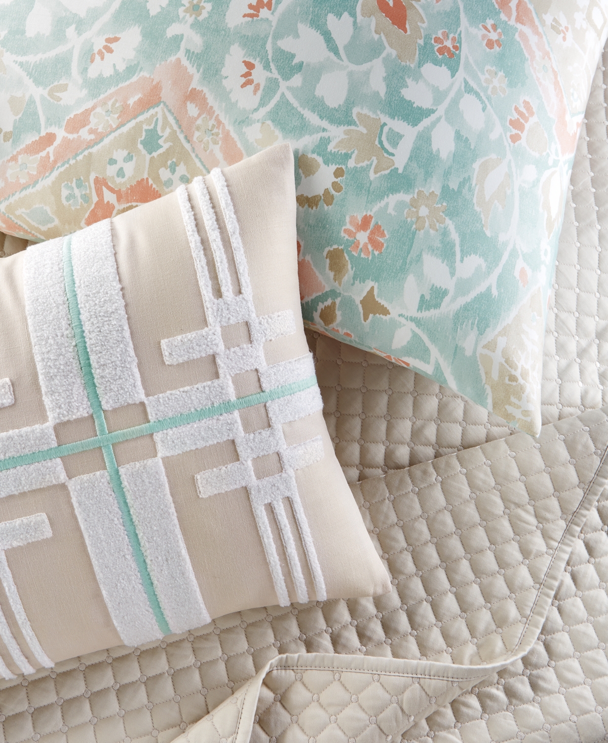 Last Act! Charter Club Damask Designs Terra Mesa 3-Pc. Duvet Cover Set, King, Exclusively at Macy's -aqua