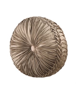 Bradshaw Tufted Decorative Pillow, 15" Round