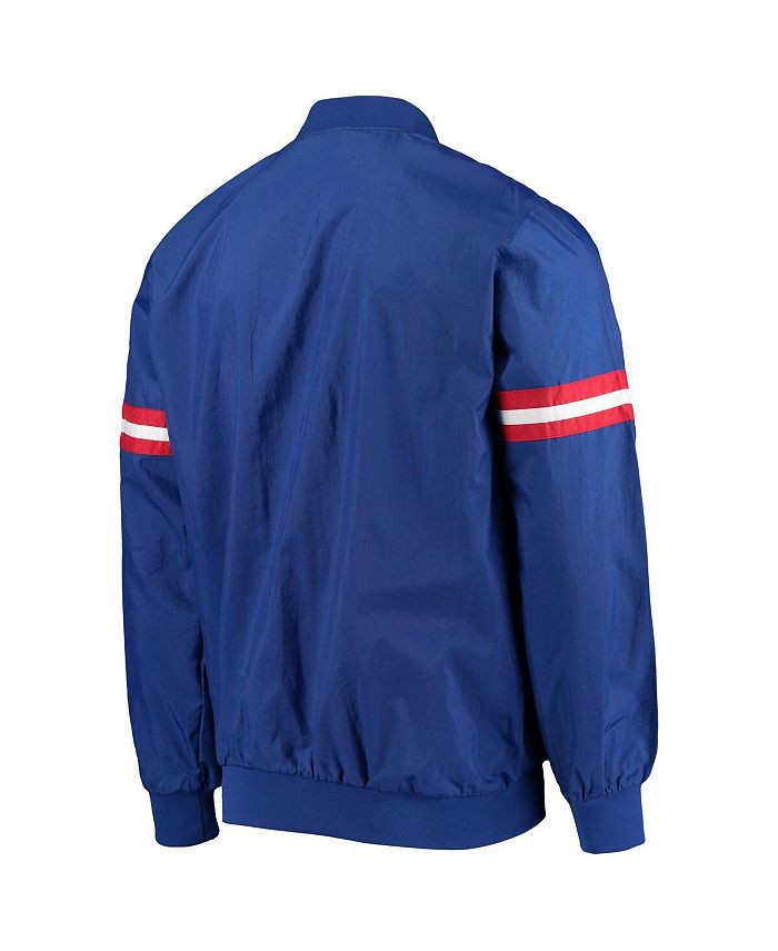 Starter Men's Philadelphia 76ers Royal The Jet II Crinkle HalfZip