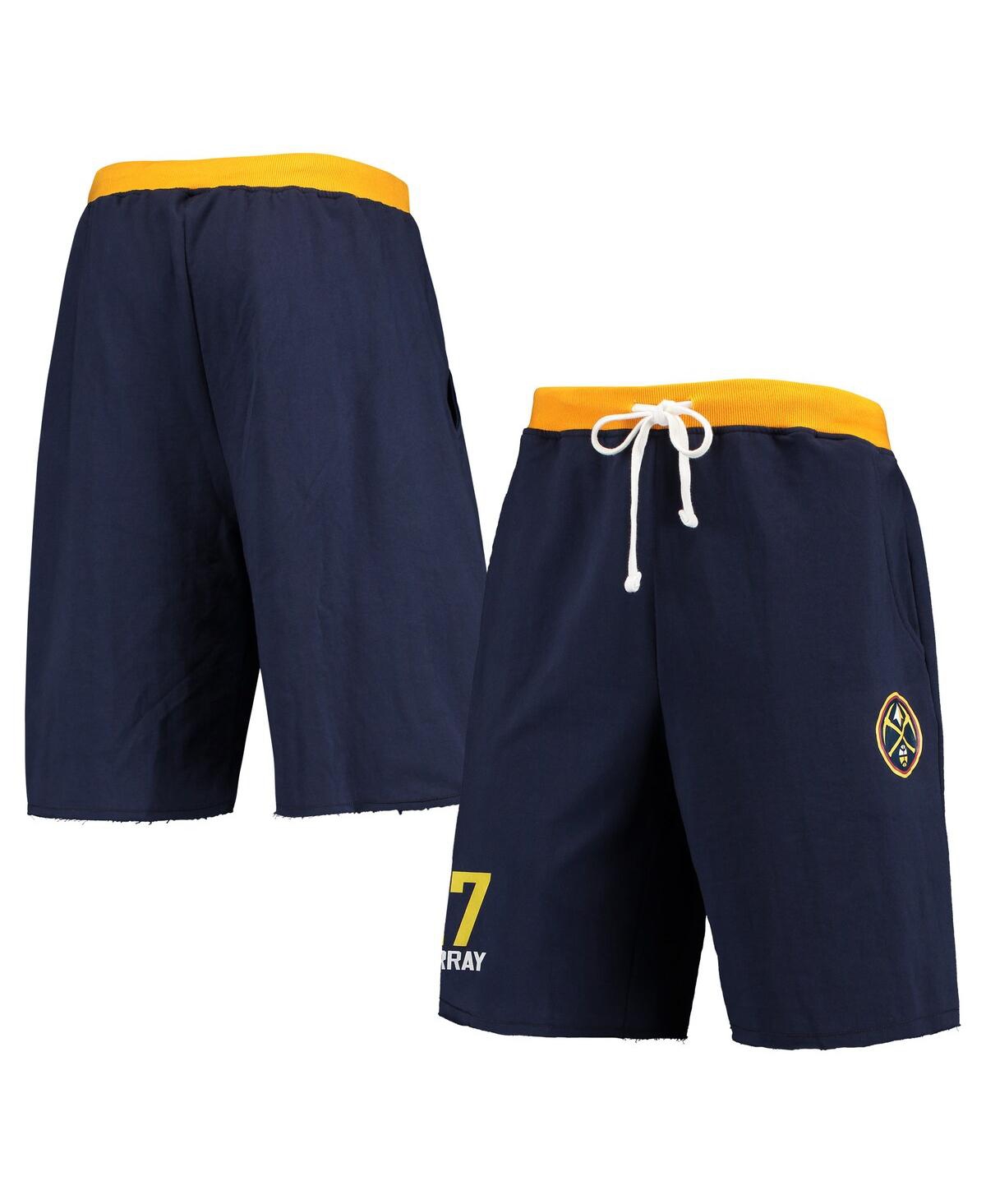 Shop Profile Men's Jamal Murray Navy Denver Nuggets Big And Tall French Terry Name And Number Shorts
