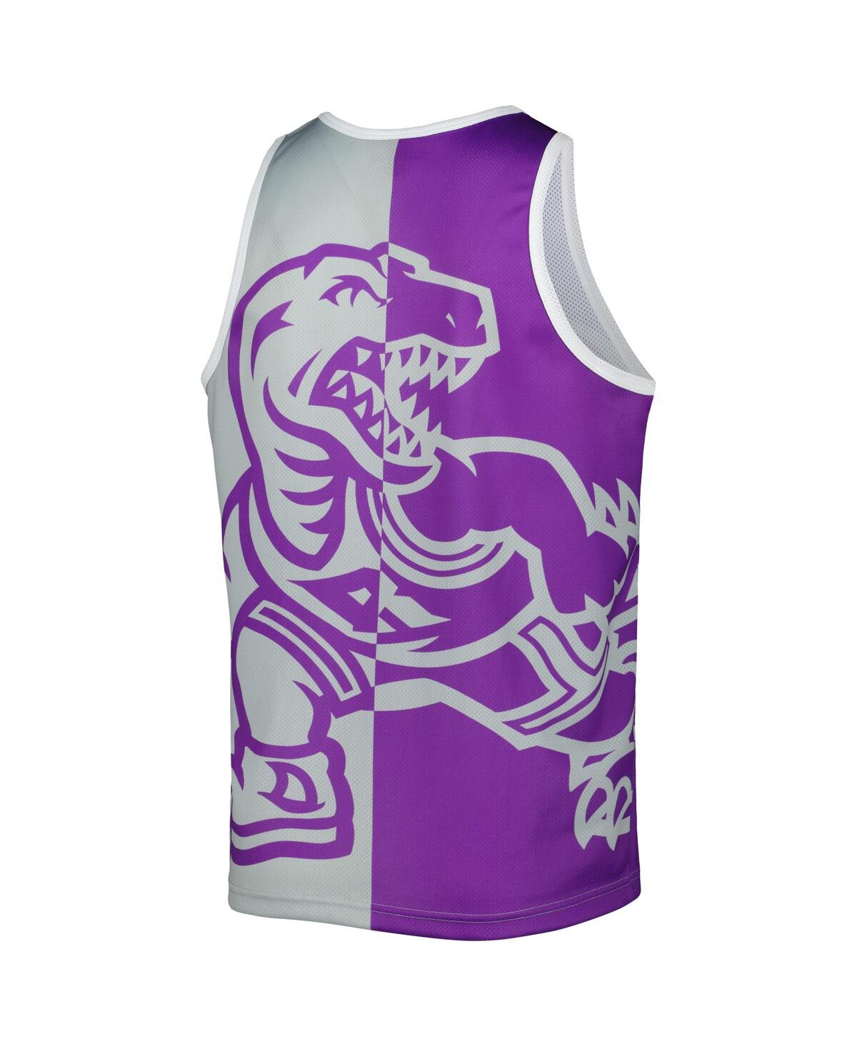 Men's Mitchell & Ness Vince Carterand Gray Toronto Raptors Sublimated Player Tank Top - Purple, Gray
