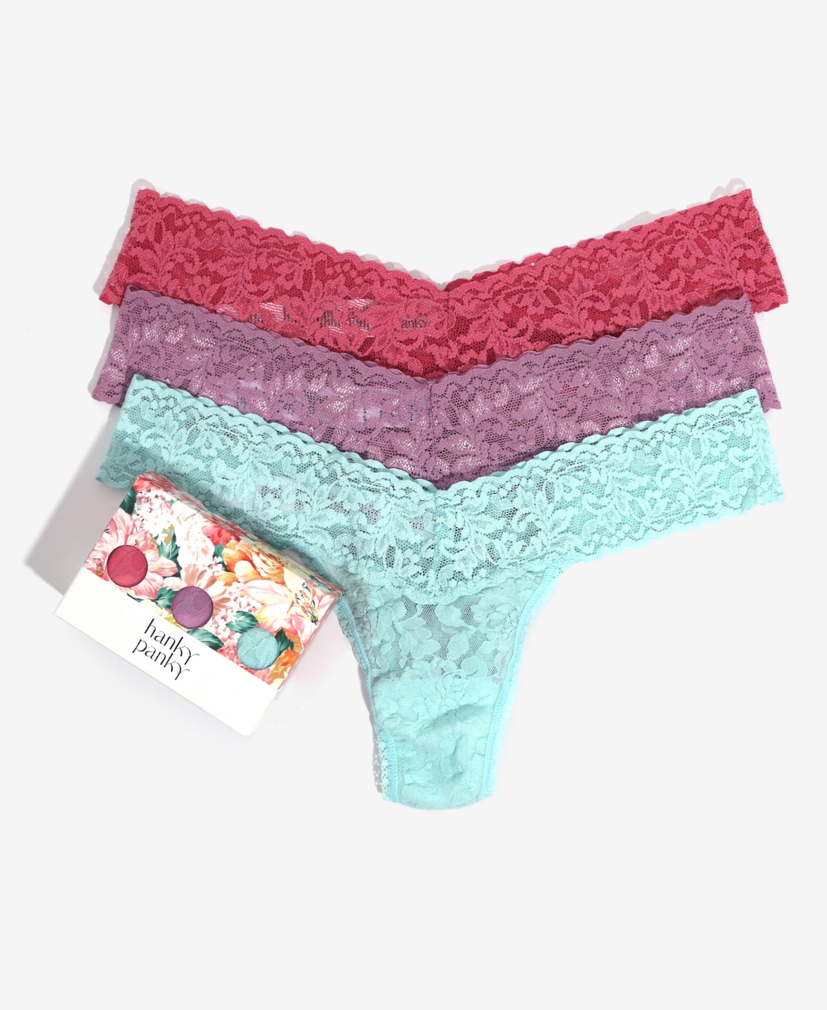 Hanky Panky Signature Lace Low Rise 3 Pack