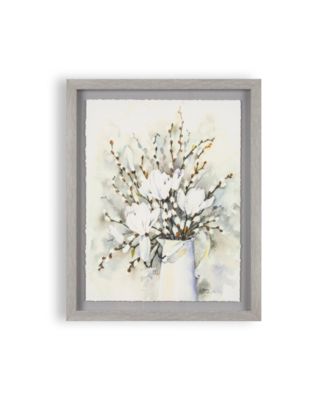 Willow in Vase Framed Print Wall Art, 19.7" x 15.7"