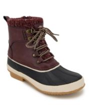 JBU Brisky Lace-Up Casual Water-resistant Boots - Macy's