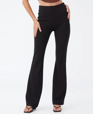 COTTON ON Women's Ponte Flare Pants - Macy's