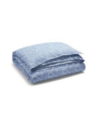 Lauren Ralph Lauren Bantry Paisley Flannel Comforter Sets Bedding In Blue