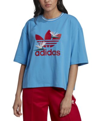 adidas - Women's x Thebe Magugu Loose-Fit Embroidered T-Shirt