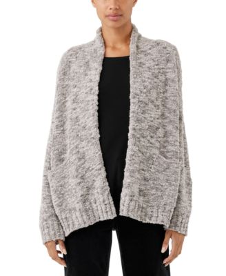 Eileen Fisher - Women's Long-Sleeve Open-Front Cardigan Sweater