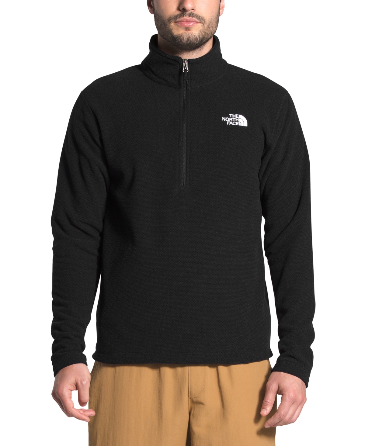 The North Face Shispare High Pile 1/4 Zip Fleece In Black Exclusive At Asos