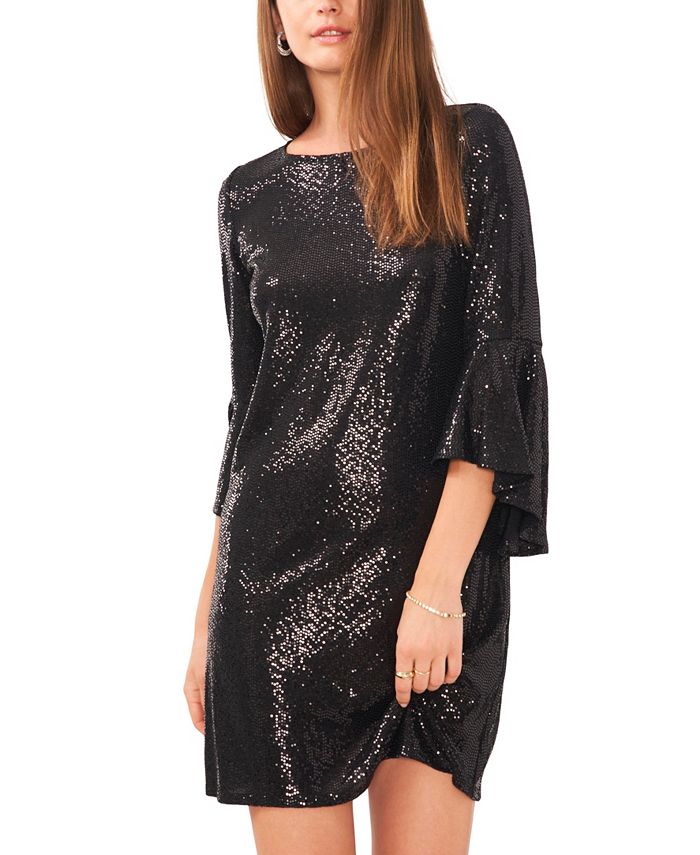Vince camuto sale black dress macys