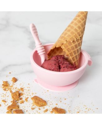 Baby Bowl with Lid and Spoon First Feeding, 3 Piece Set