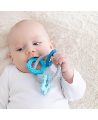 Baby Girls Three Textured Gripping Teething Charms