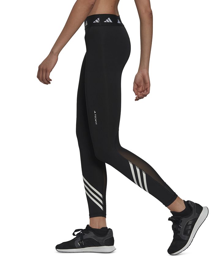  adidas Men's Techfit 3-Stripes Training Long Tights, Black,  Small : Clothing, Shoes & Jewelry
