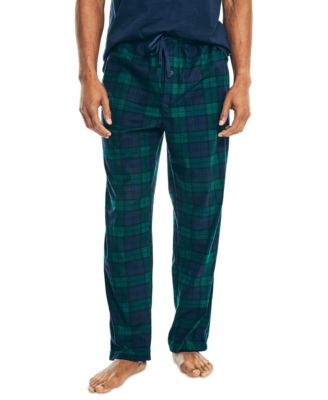 Monogrammed Flannel Pajama Pants - Hunter Green Plaid (Unisex S) at   Women's Clothing store