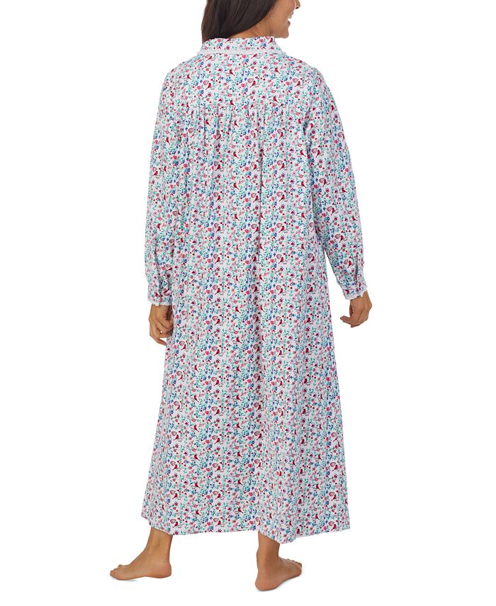 Lanz of Salzburg Cotton LaceTrim Flannel Nightgown & Reviews All