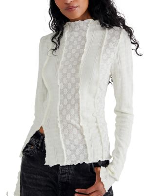 Free People - Women's Lula Mock-Neck Long-Sleeve Top