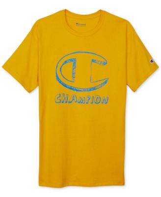 Champion - Men's Classic Standard-Fit Logo Graphic T-Shirt