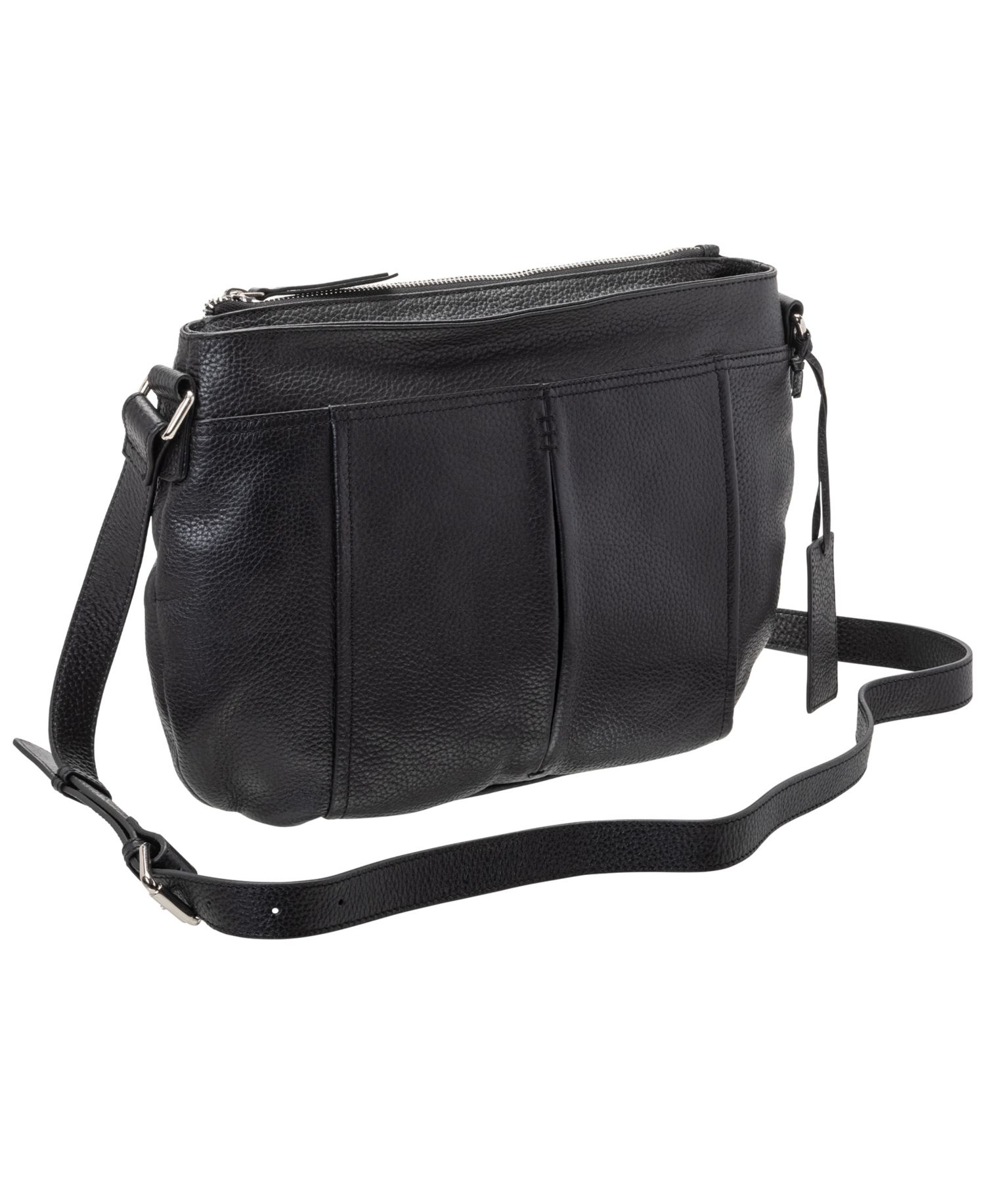 Women's Pebbled Scarlet Crossbody Hobo Bag