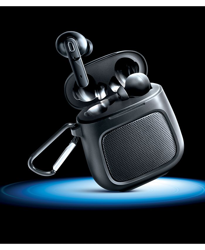 Brookstone True Wireless Earbuds and Speaker Combo Macy