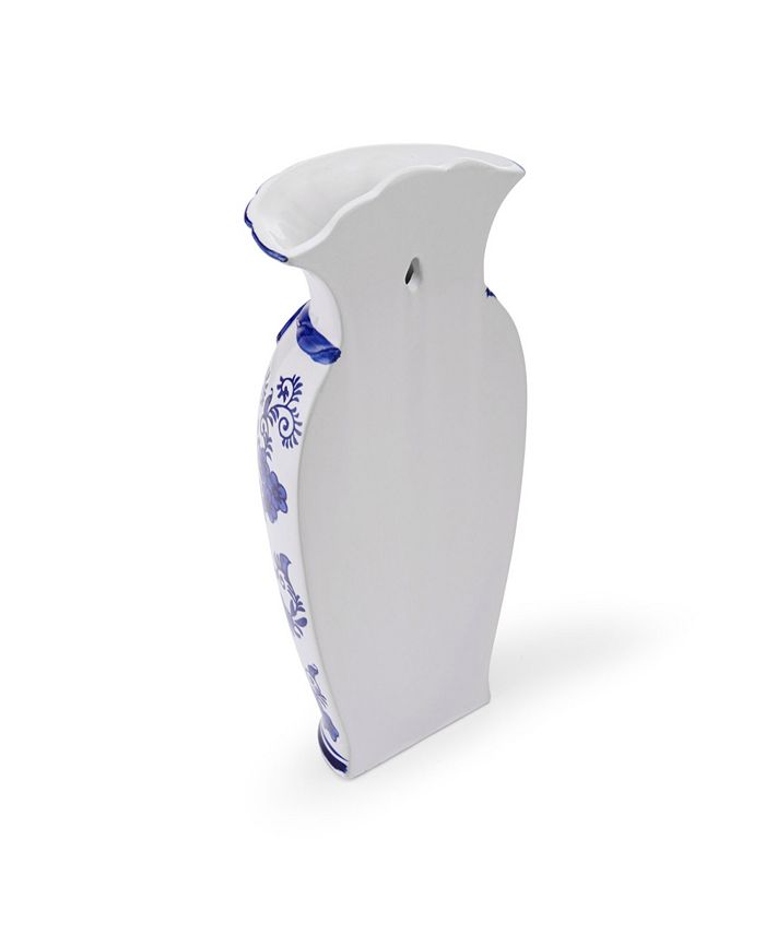 Mikasa 12" Floral Ceramic Vase Macy's