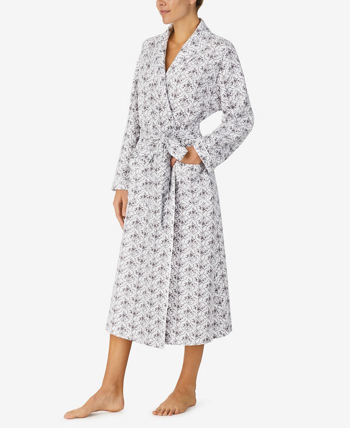 Eileen West Women's Long Wrap Robe Macy's