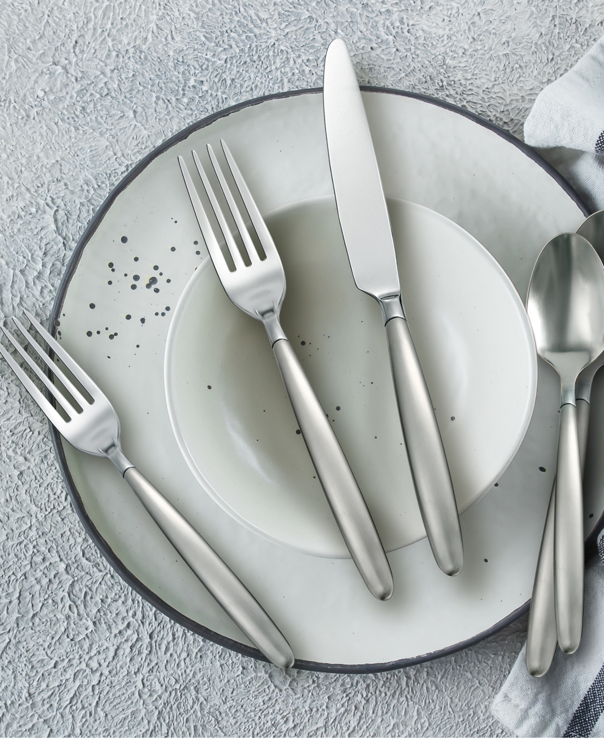 Hampton Forge Tidal Frosted Forged 18/0 Stainless Steel Piece Set, Service for 4 - Metallic and Stainless