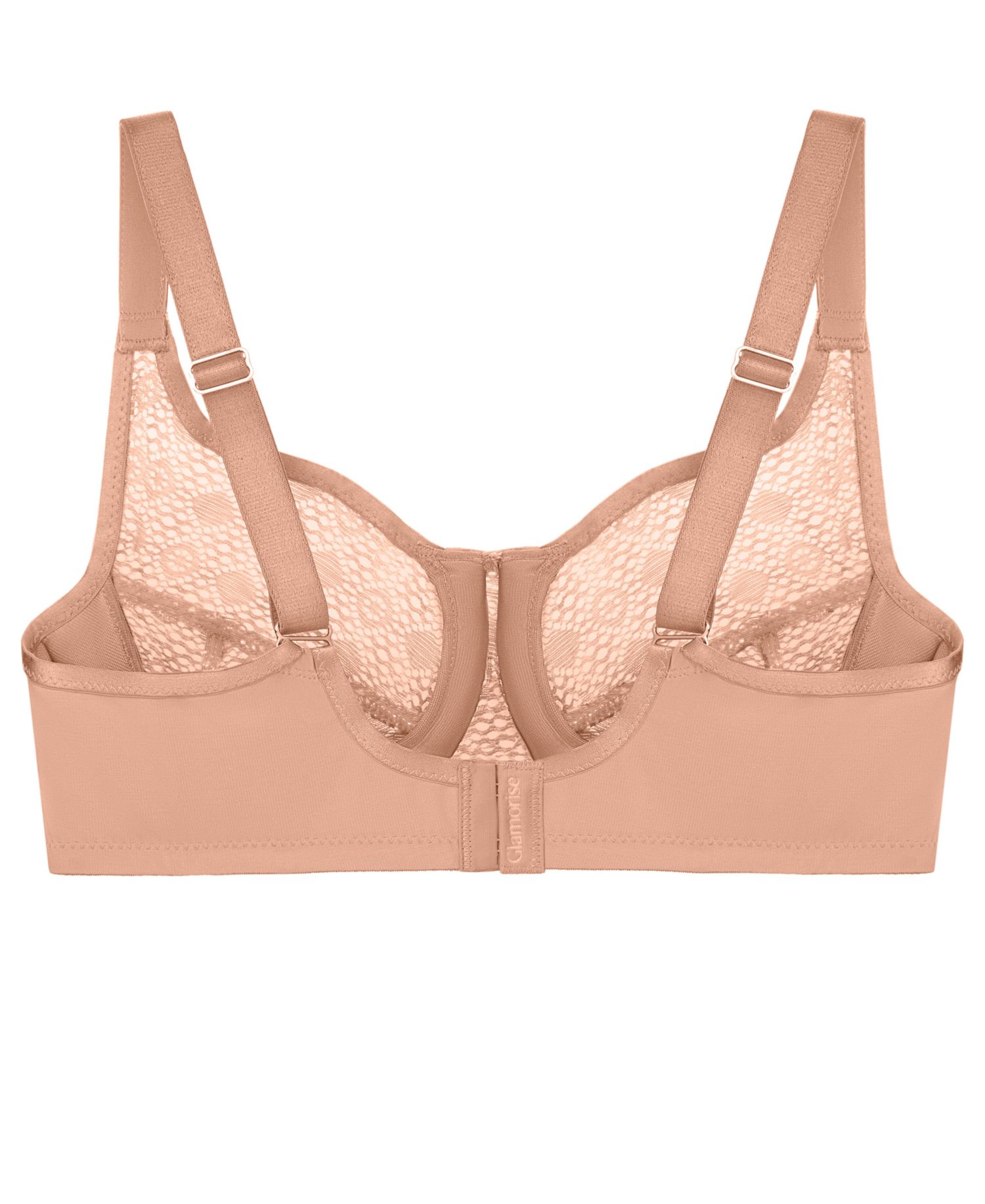 Plus Size Full Figure Wonderwire Lace Comfort Bra 9855