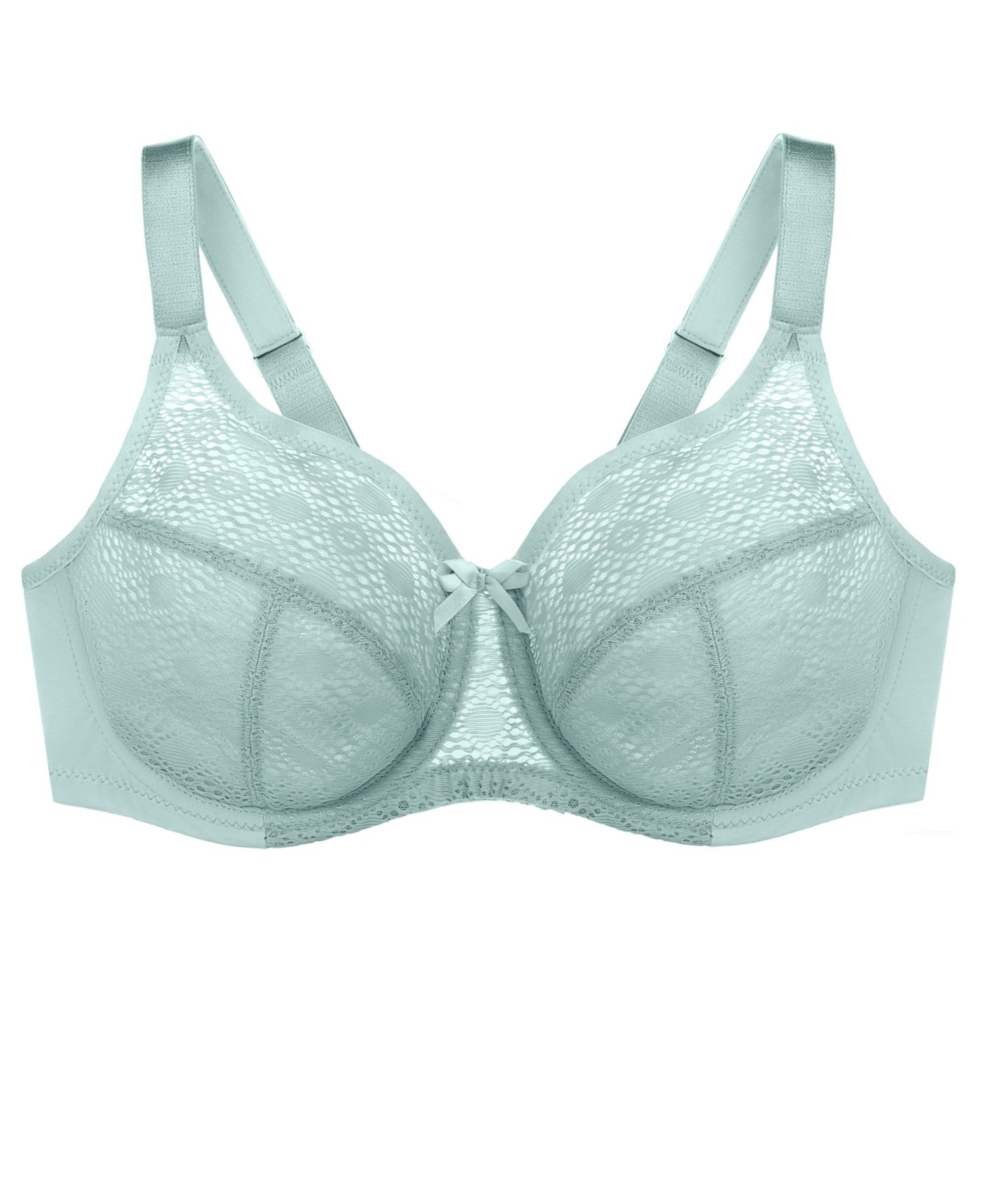 Plus Size Full Figure Wonderwire Lace Comfort Bra 9855