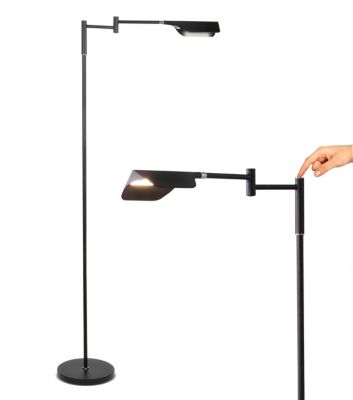 Leaf  Modern Pharmacy Reading LED Floor Lamp with Adjustable Neck (53")