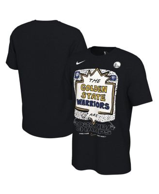 Men's Black Golden State Warriors 2022 NBA Finals Champions Celebration Expressive T-shirt