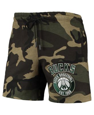 Men's Camo Milwaukee Bucks Team Shorts