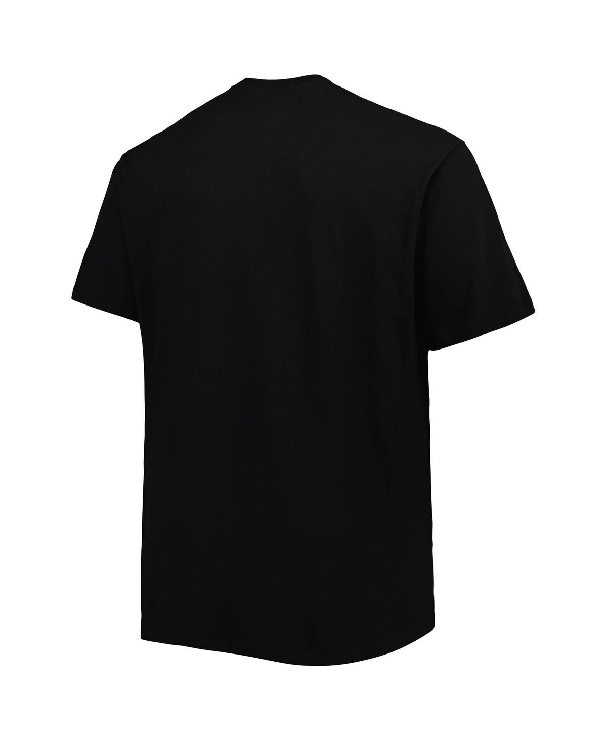 Shop Profile Men's Black Brooklyn Nets Big And Tall Heart And Soul T-shirt