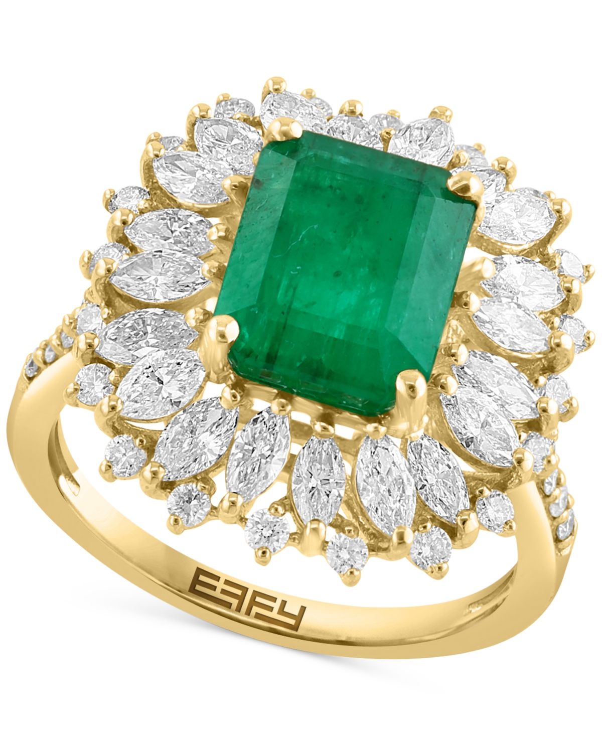 Effy Collection Effy Emerald (27/8 Ct. T.w.) & Diamond (15/8 Ct. T.w