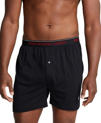 Polo Ralph Lauren Men's 5-Pack Classic-Fit Cotton Knit Boxers - Macy's