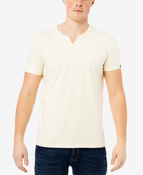 Мужская футболка XRAY Basic V-Notch Neck Short Sleeve, цвет: Buttercream
