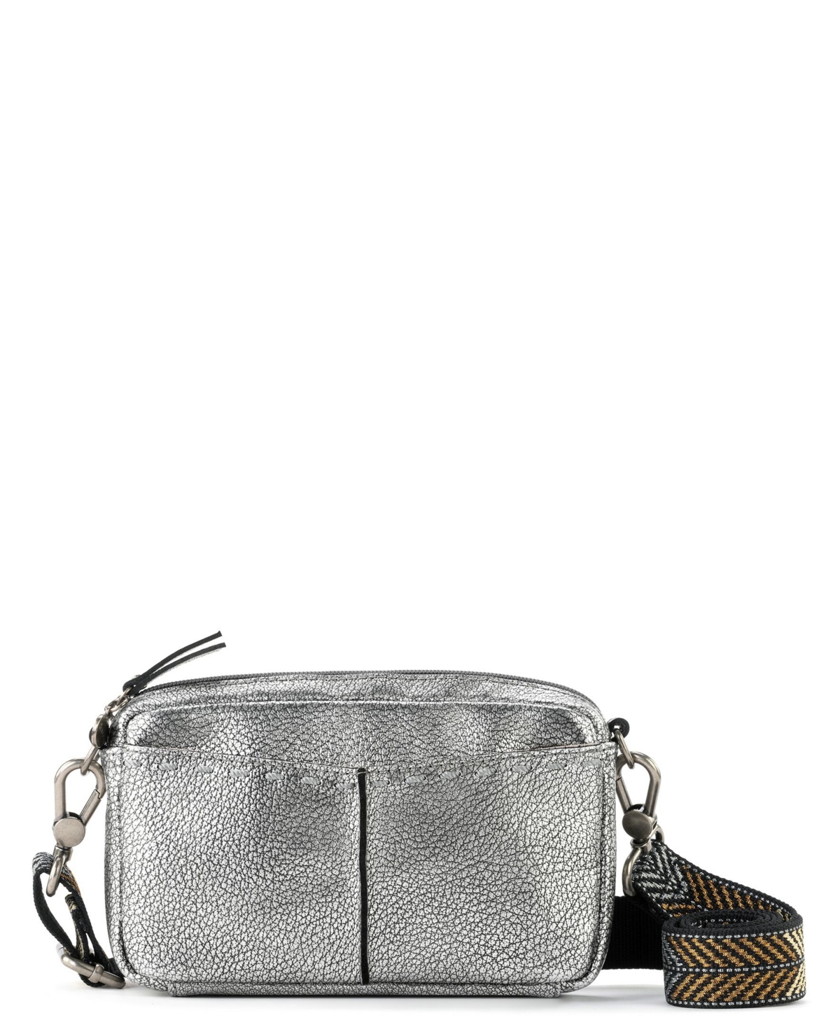Cora Extra-Small Metallic Pebbled Leather Shoulder Bag