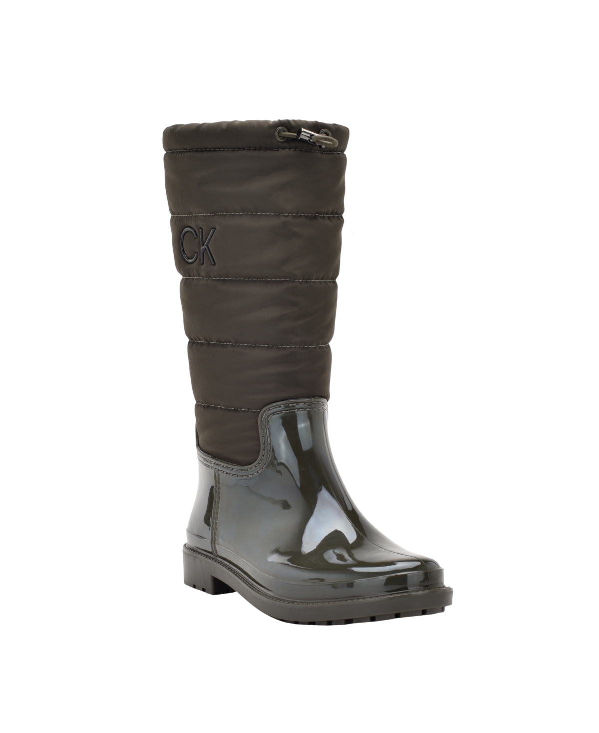 Calvin Klein Drawstring knee-high Rain Boots - Farfetch