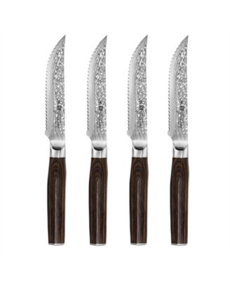 Damashiro 5" Emperor Steak Knife Set, 4 Piece