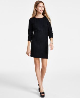LEYDEN - Women's Cable Knit Sweater Dress