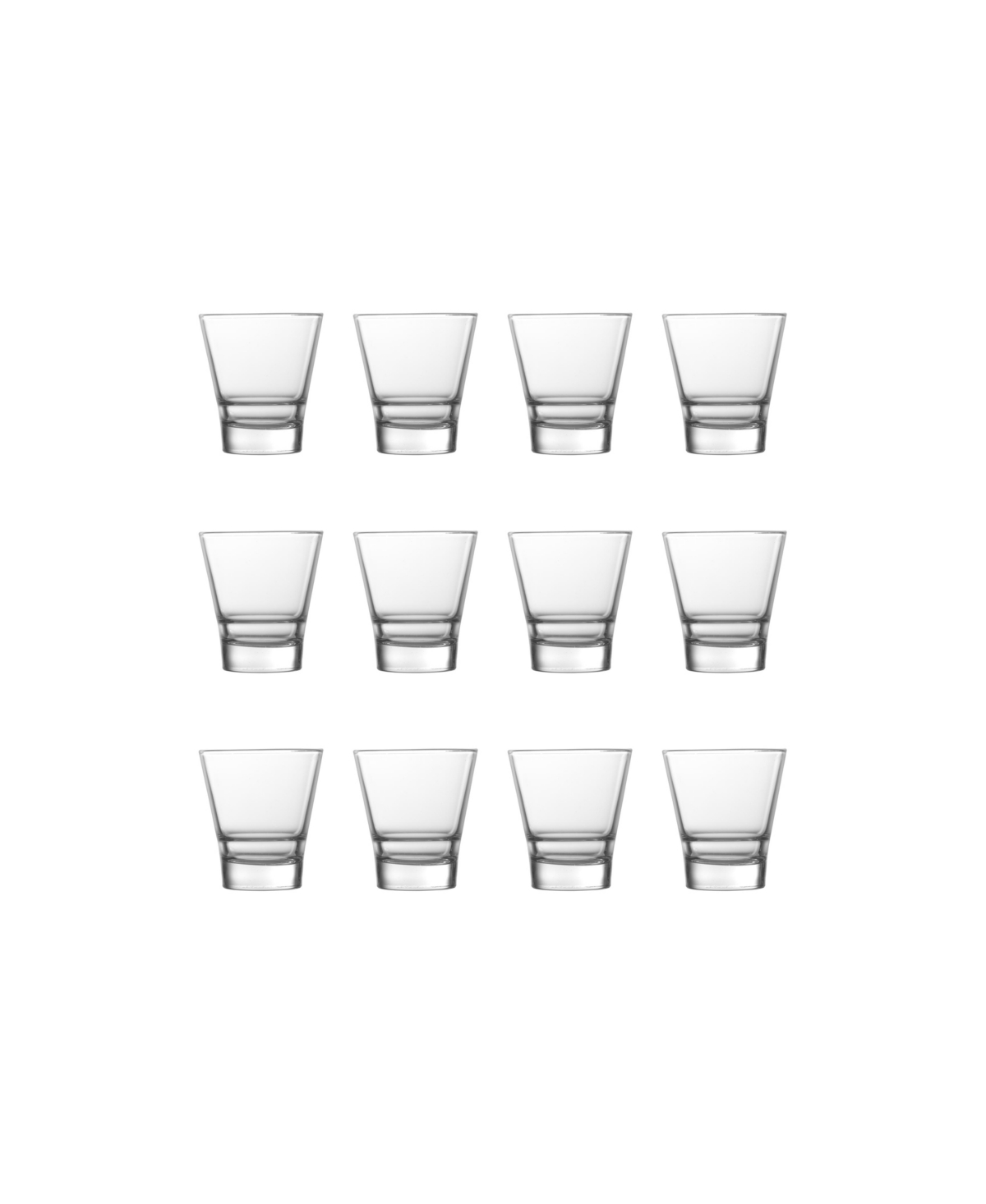 Fortessa Elixir Rocks Or Old-fashioned 8.75 Oz, Set Of 12 In Clear