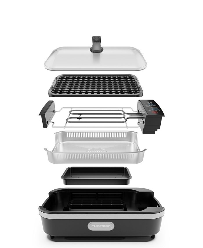 Chefman Accugrill Indoor Grill with Temperature Probe Macy