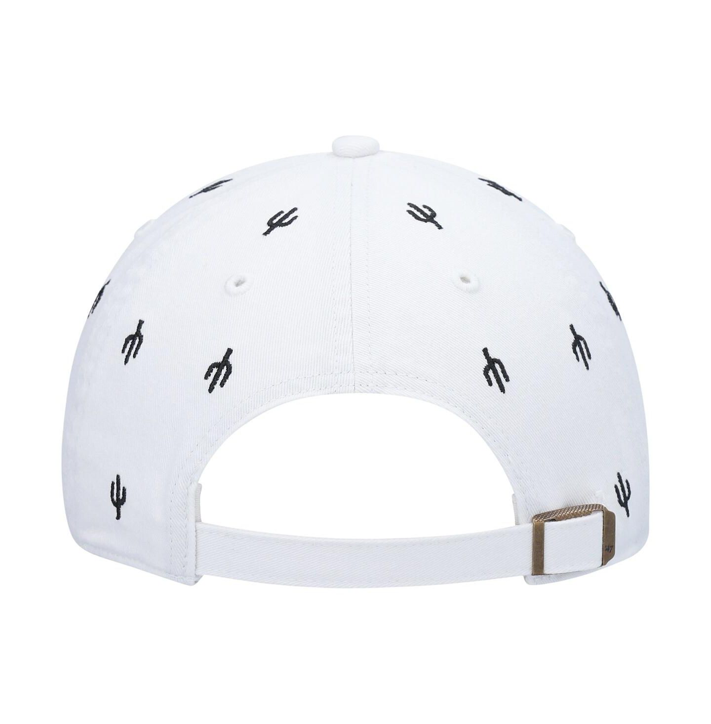 Женская кепка '47 Brand White Las Vegas Raiders Confetti Clean Up Adjustable Hat — фото 5